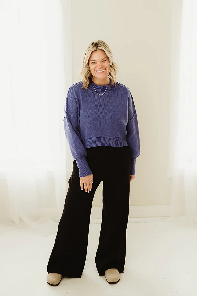 Oversized Cropped Sweater {more colors available} - Image 39