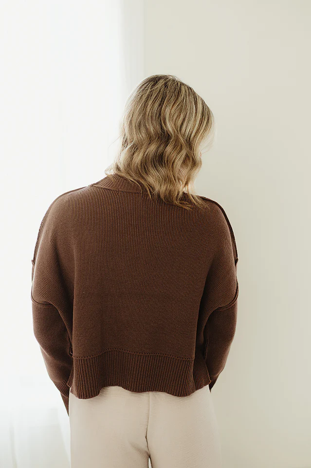 Oversized Cropped Sweater {more colors available} - Image 49