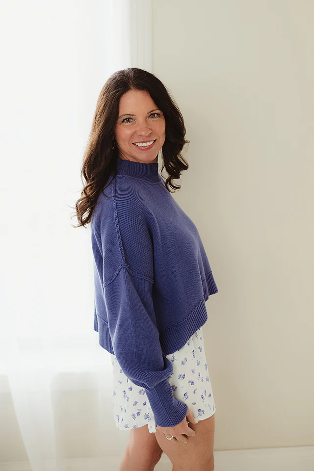 Oversized Cropped Sweater {more colors available} - Image 56